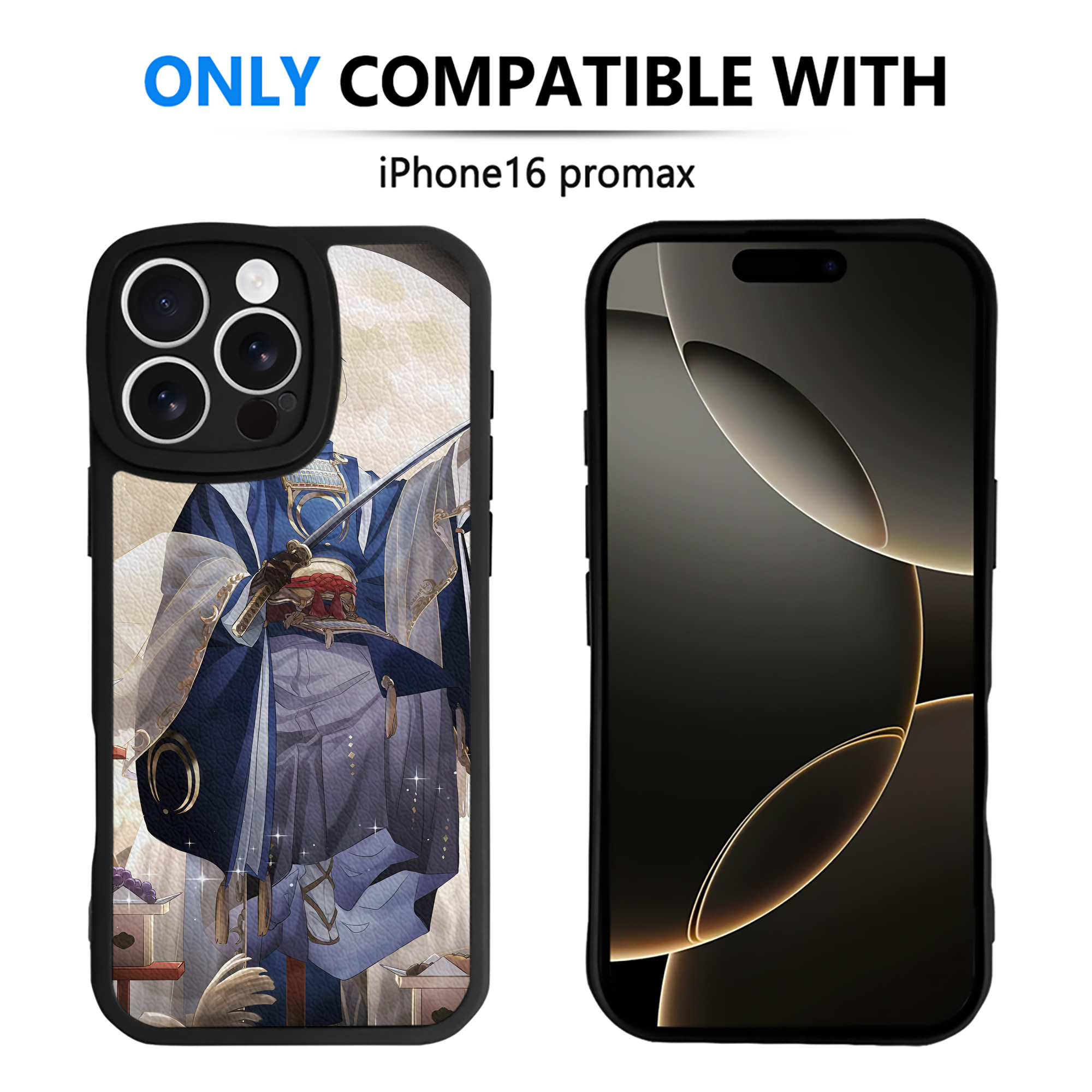 （画像用） 刀剣乱舞 Touken Ranbu 【iPhone 16シリーズ対応】シリコンスマホケース（レザー調） 材質：シリコン